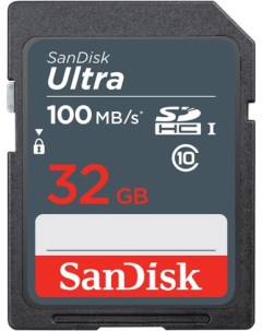 Карта памяти 32Gb SDHC Ultra Class 10 Sandisk