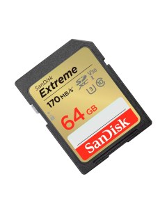 Карта памяти 64Gb SDXC Extreme Class 10 UHS I U3 V30 SDSDXV2 064G GNCIN Sandisk