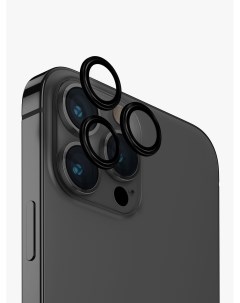 Защитное стекло для камеры iPhone 15 Pro Max Optix Aluminium Black Uniq