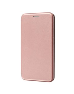 Чехол книжка для Xiaomi Redmi 7 боковой розовое золото X-case