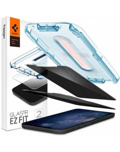 Защитное стекло Glas tR EZ Fit Privacy 2 Pack AGL01813 для iPhone 12 mini Clear Spigen