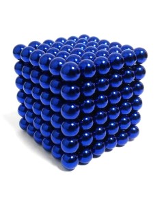 Игрушка антистресс Неокуб магнитные шарики 5мм синий Парк сервис