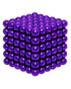 Игрушка антистресс Неокуб магнитные шарики 5мм фиолетовый Парк сервис