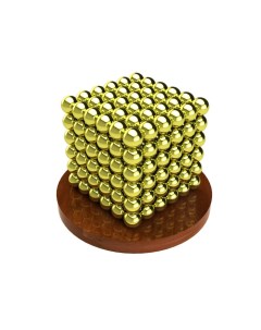 Игрушка антистресс Неокуб магнитные шарики 5мм золотистый Парк сервис