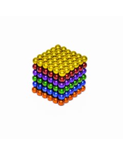 Игрушка антистресс Неокуб разноцветный магнитные шарики 5 мм Парк сервис