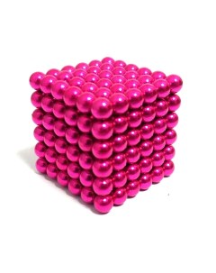 Игрушка антистресс Неокуб магнитные шарики 5мм розовый Парк сервис