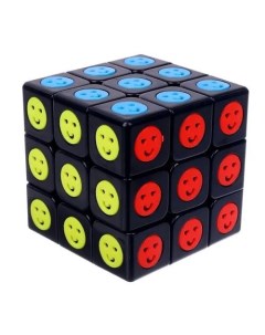 Головоломка кубик рубика 3х3 смайлики Парк сервис