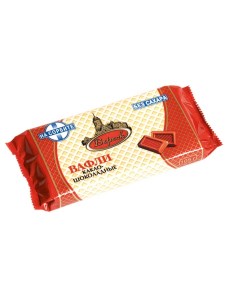 Вафли какао шоколадные на сорбите 105 г Veresk