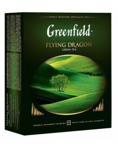 Чай Flying Dragon зеленый 100 пак Greenfield