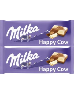 Шоколадная плитка Happy Cows 2 шт по 100 г Milka