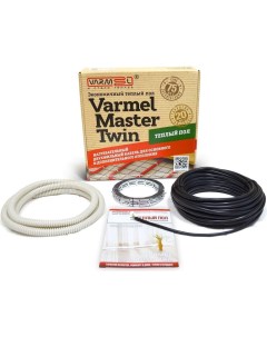 Нагревательный кабель Master Twin 920Вт 18 5Вт м 50м теплый пол в стяжку 285 Varmel