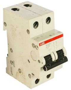 SH202L выключатель автоматический 2P 20А хар ка С 4 5кА Abb