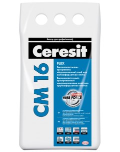 Клей плиточный для керамогранита снаружи Сeresit CM 16 5кг Ceresit