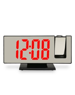 Часы настольные электронные с проекцией будильник термометр календарь usb 18 5 x 7 5 см Nobrand