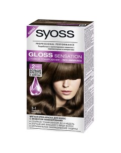 Крем краска для волос Gloss Sensation Syoss