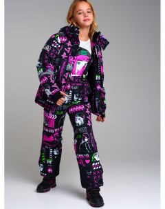 Комплект текстильный с полиуретановым покрытием для девочек куртка брюки Playtoday tween