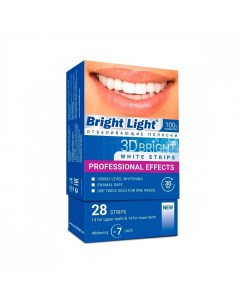 Полоски для отбеливания зубов дневные 28 шт Bright light