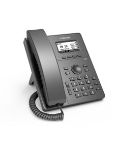Телефон VoiceIP P10P IP телефон 2xEthernet 10 100 LCD 132x64 2 аккаунта SIP G722 Opus Ipv 6 порт для Flying voice