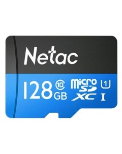 Карта памяти SDHC Micro Netac P500 Standard 128GB w SD adapter P500 Standard 128GB w SD adapter