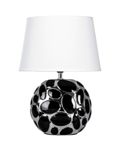 Настольная лампа Poppy A4063LT 1CC Белая Хром Черная Arte lamp