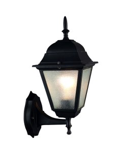 Настенный светильник Bremen A1011AL 1BK Прозрачный Черный Arte lamp