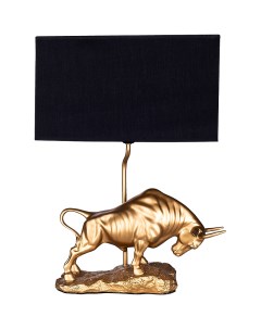 Настольная лампа Gustav A4420LT 1GO Черная Золото Arte lamp