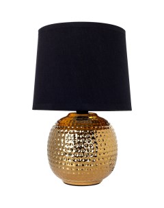 Настольная лампа Merga A4001LT 1GO Черная Золото Arte lamp