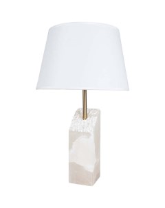 Настольная лампа Porrima A4028LT 1PB Белая Полированная медь Arte lamp