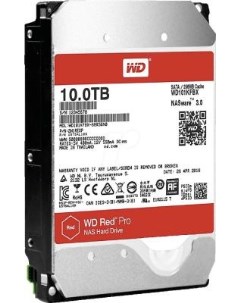 Жесткий диск 3 5 10 Tb 7200 rpmrpm 256 MbMb cache Red Pro WD101KFBX SATA III 6 Gb s Western digital