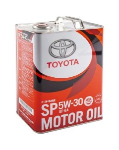 Моторное масло Motor Oil 5W 30 4л синтетическое Toyota