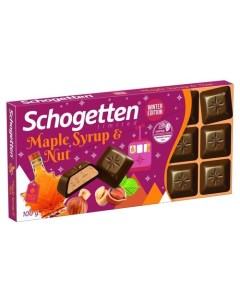 Шоколад молочный Maple Syrup Nuts 100 г Schogetten