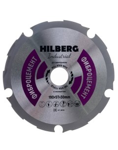 Диск пильный по фиброцементу Industrial 190х30мм 5Т HC190 Hilberg