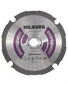 Диск пильный по фиброцементу Industrial 165х20мм 4T HC165 Hilberg