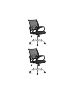 Кресло офисное TopChairs Simple New черный 2 шт Stool group
