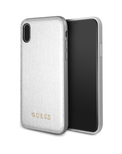 Чехол Iridescent Hard Case для IPhone X Xs Silver Guess