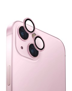 Защитное стекло для камеры iPhone 15 15 Plus Optix Aluminium Pink Uniq