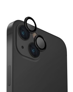 Защитное стекло для камеры iPhone 15 15 Plus Optix Aluminium Black Uniq