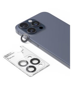 Защитное стекло для камеры iPhone 15 Pro Max stainless steel 3 шт Blue Blueo