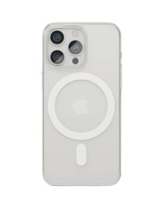 Чехол Diamond Case с MagSafe для iPhone 15 Pro прозрачный с белым Vlp
