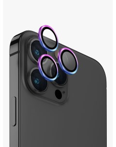 Защитное стекло для камеры iPhone 15 Pro Max Optix Aluminium Iridescent Uniq