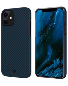 Чехол MagEZ Case KI1208 для iPhone 12 Mini Black Blue Pitaka