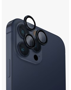 Защитное стекло для камеры iPhone 15 Pro Max Optix Aluminium Dark Blue Uniq