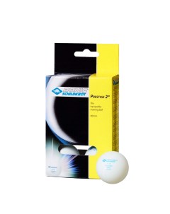 Мячики для настольного тенниса PRESTIGE 2 6 шт белые Donic