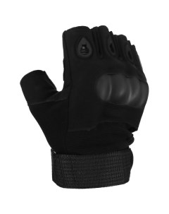 Перчатки тактические без пальцев размер XL цвет черный Nobrand