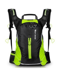 Рюкзак унисекс Bag WB черный с зеленым 48x32x11 см Grand price