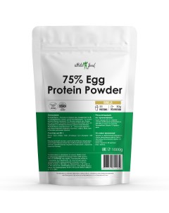 Яичный протеин 75 Egg Protein Powder 1000 г ваниль Atletic food