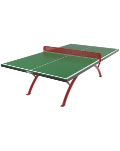 Антивандальный теннисный стол для игры в настольный теннис 14 mm SMC Green Red Unix line