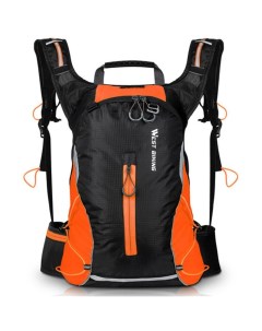 Рюкзак унисекс Bag WB черный с оранжевым 48x32x11 см Grand price