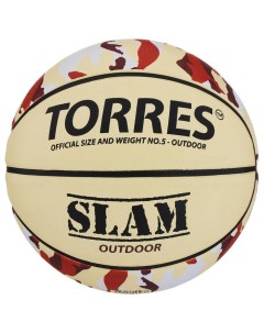 Баскетбольный мяч Slam B00067 7 бежевый Torres