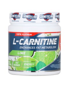 L Carnitine powder 150 г лайм Geneticlab nutrition